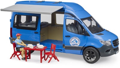 Bruder MB Sprinter Campingbil med Tilbehør