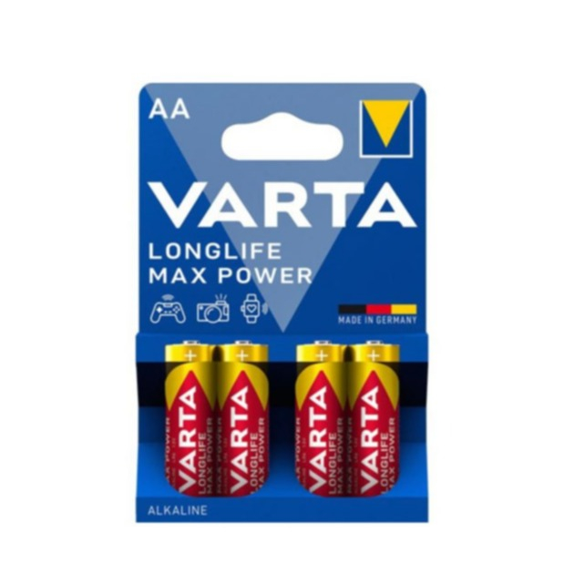 4er Pack Longlife Max Power AA Batterie Mignon (4706) LR6 Alkaline 1.5V