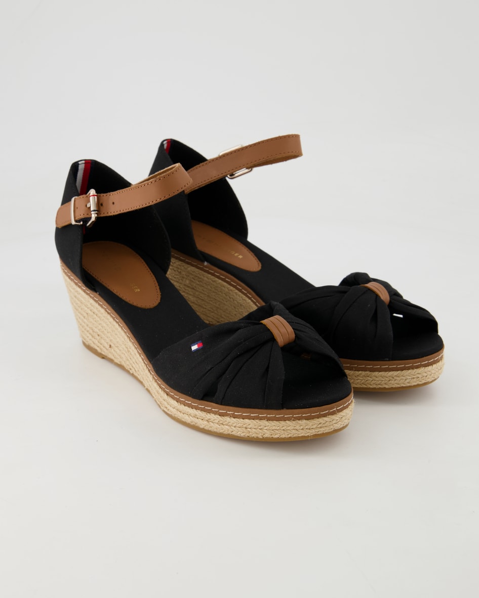 Tommy Hilfiger Iconic Elba Sandalen in Schwarz
