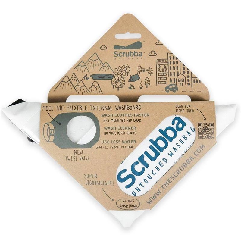 Sac De Lavage Scrubba Format Poche, Léger Et Écoresponsable