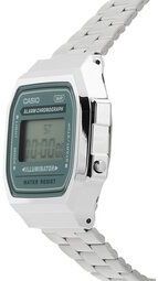Casio - A168WA-3AYES Digitale Horloge - Verlichting - Roestvrijstalen Band - Acrylglas