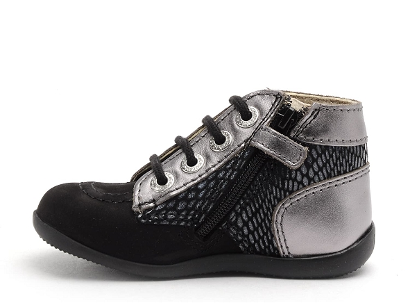 Kickers boots bottine bebe bonzip marine noir