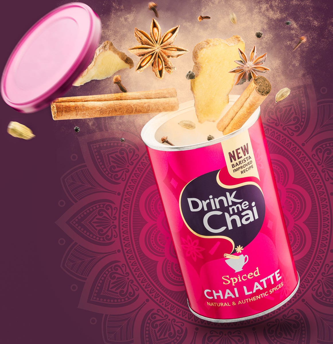 Drink Me Chai Spiced chai latte bus 250 gr