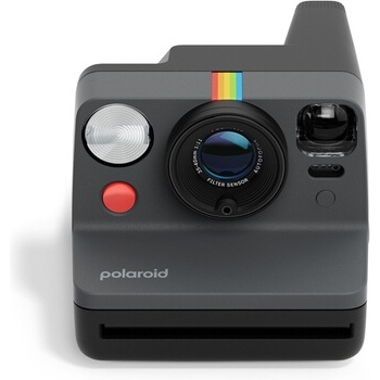 Appareil photo instantané Polaroid Now + Pack de films (8 photos) - Noir