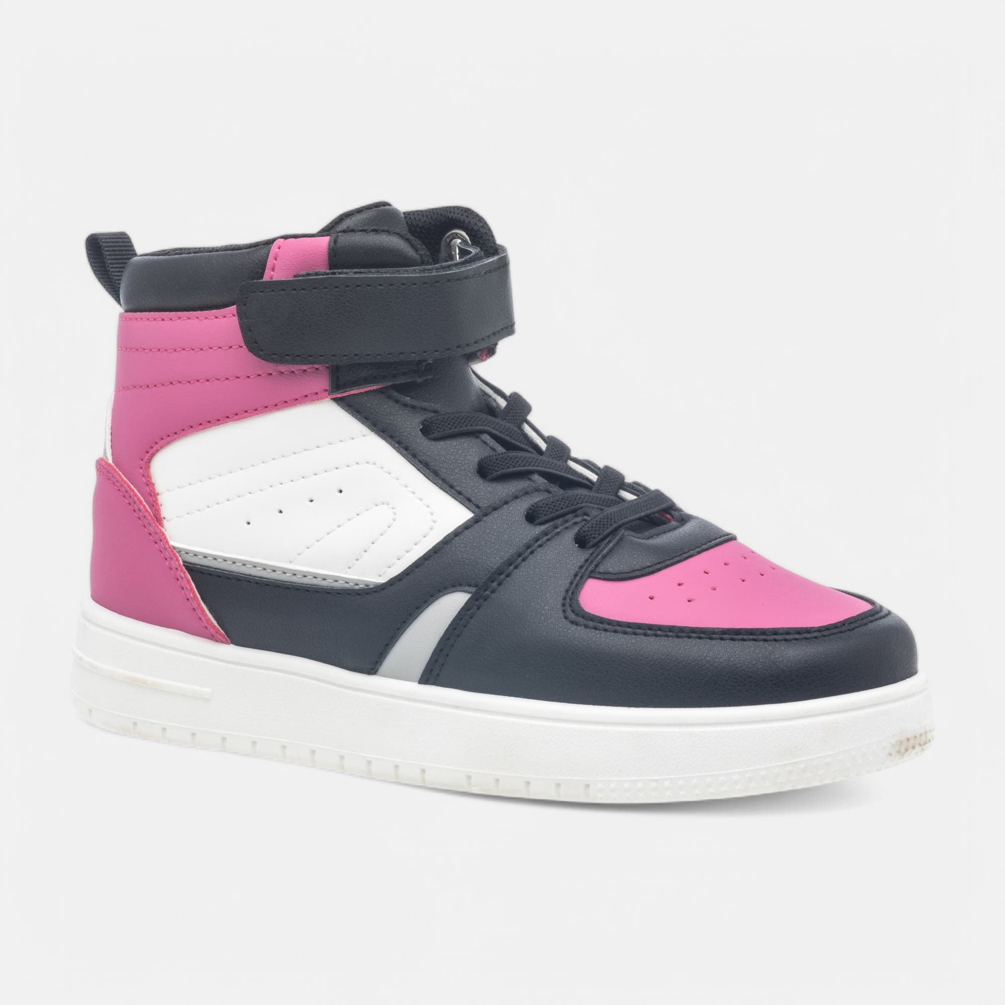 Baskets hautes Fille blanc
