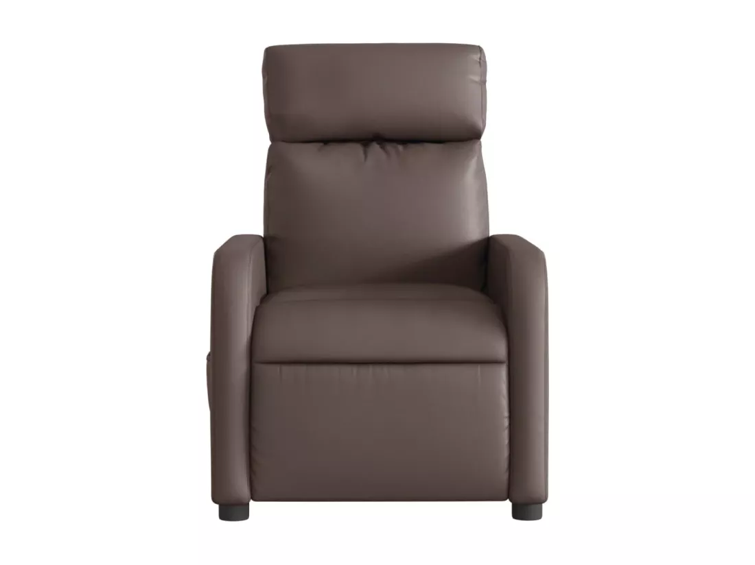 Fauteuil inclinable électrique Marron Similicuir