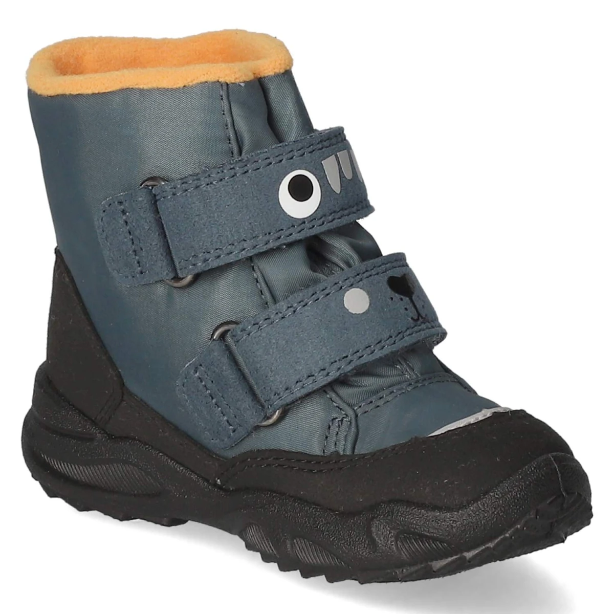 SuperfitWinterstiefeletten GLACIER - SCHWARZ/ORANGE