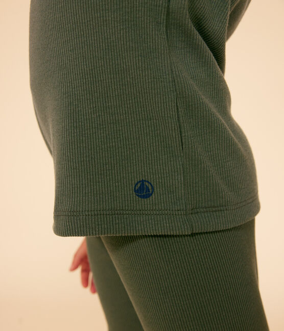 Pyjama uni en coton et lyocell enfant