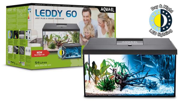 AQUAEL Aquarien-Set Leddy Day & Night 60 2.0,