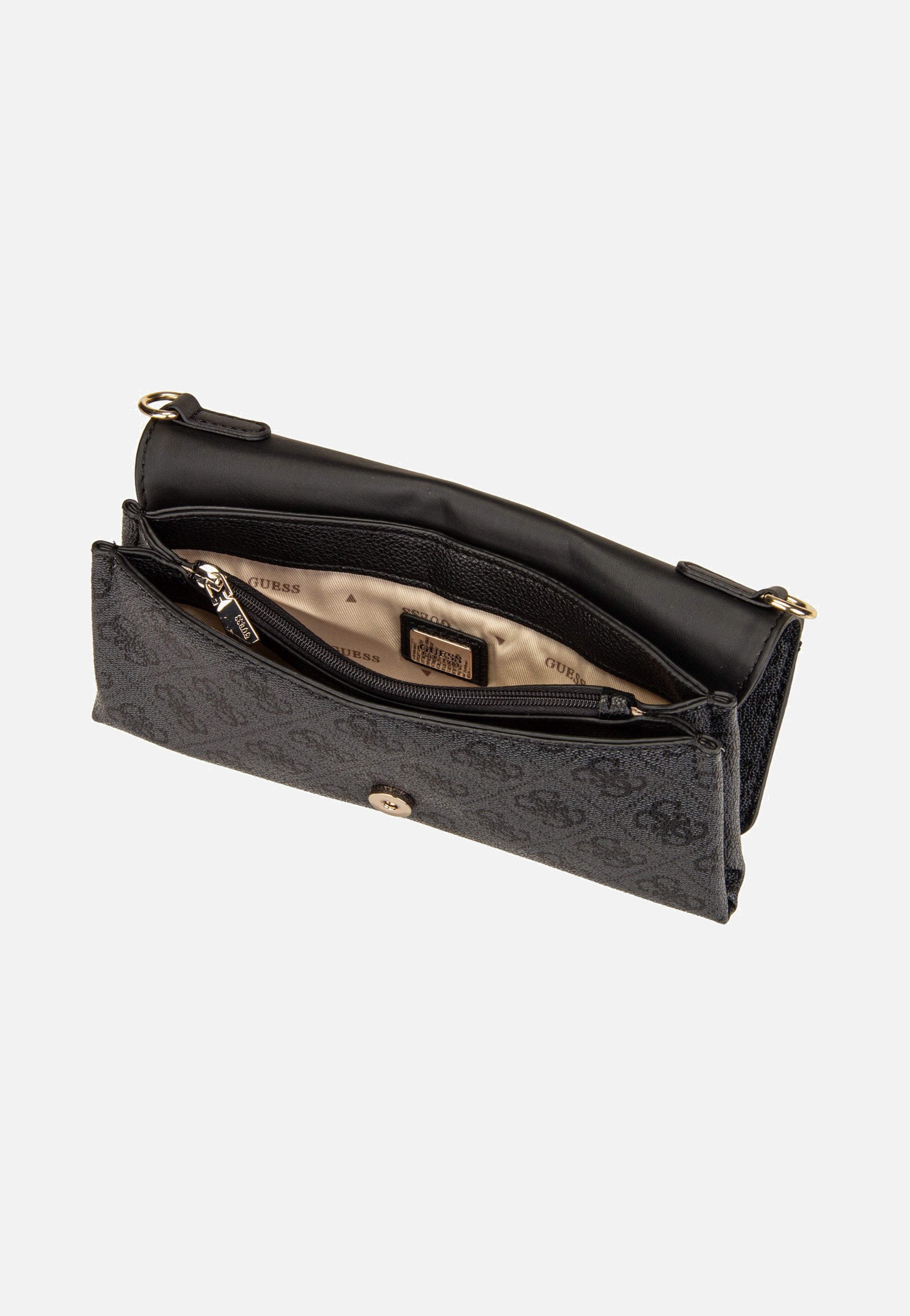 Noelle II Xbody Flap Organizer Coal Logo - Clutch