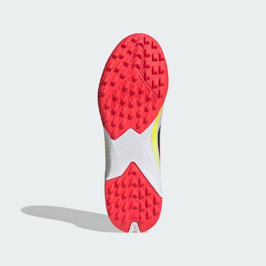 adidas F50 League Laceless TF Pure Victory - Blanc/Noir/Jaune Enfant