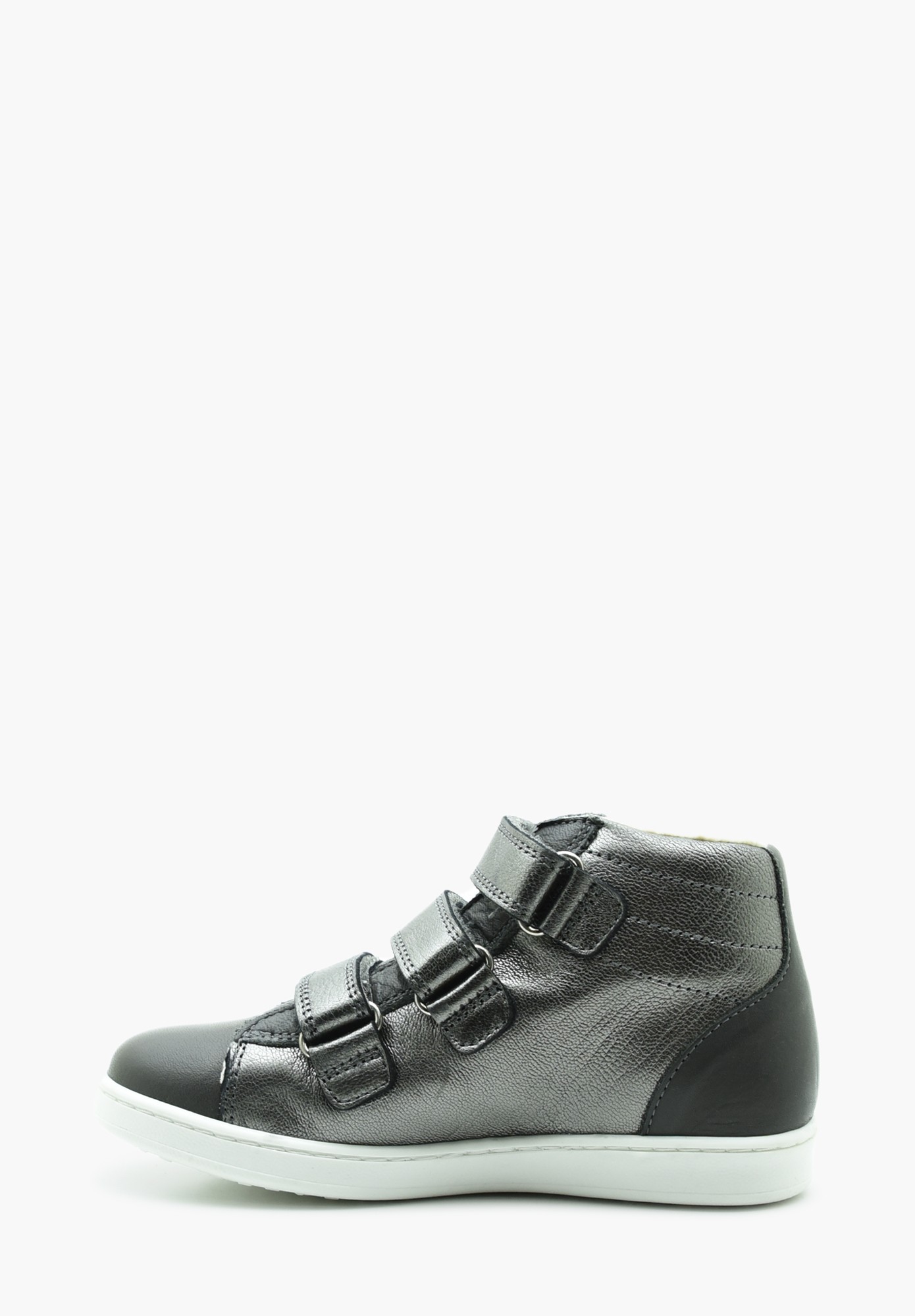 Cologny velcro TEX Wollfutter Kinder Anthrazit