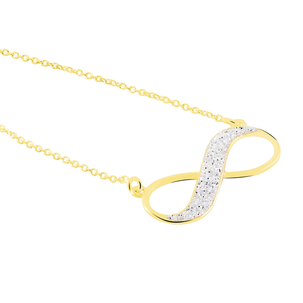 Collier Maryeme Infini Glitter Or Jaune