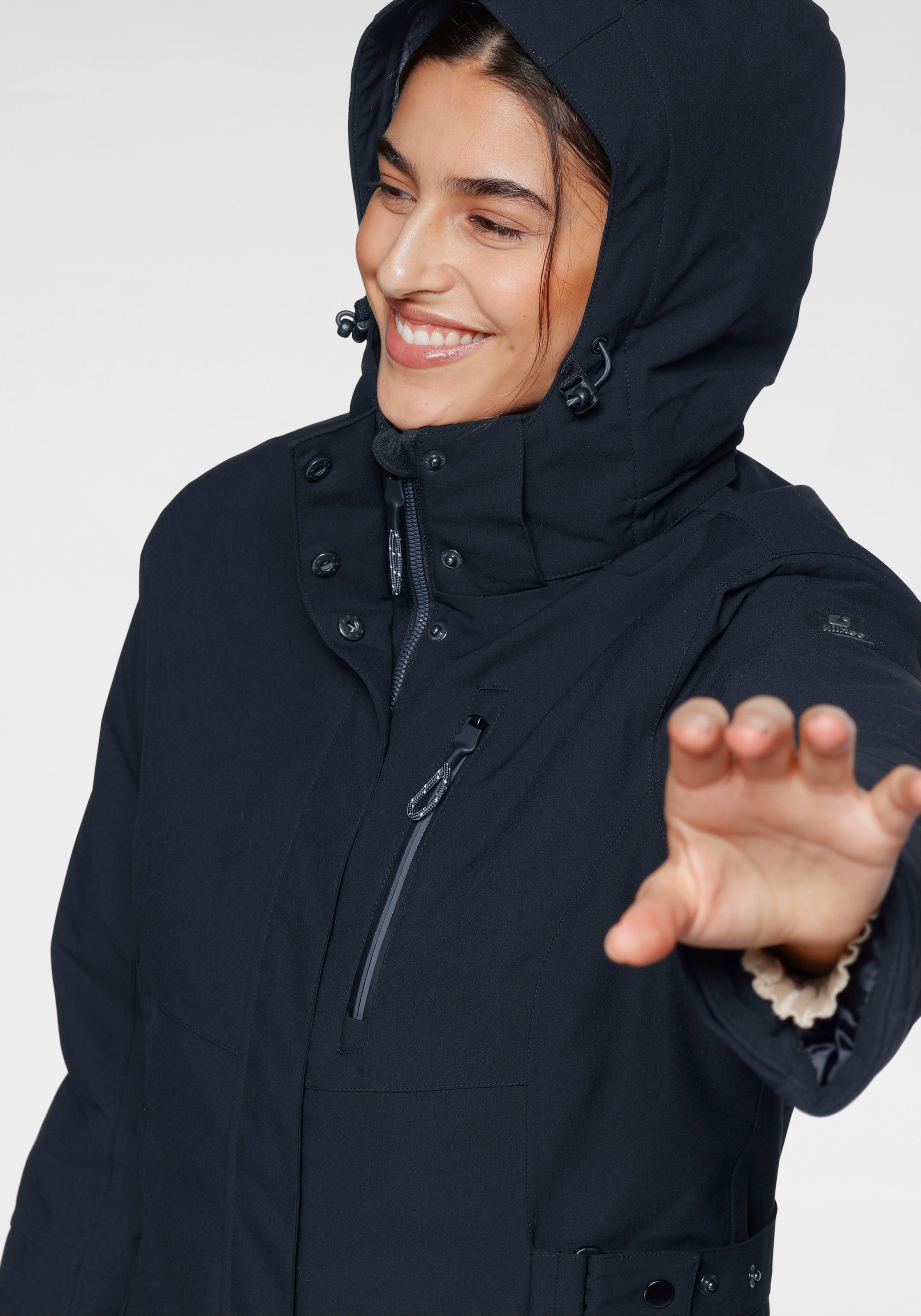 Killtec Parka mit Kapuze wärmend & winddicht & wasserabweisend