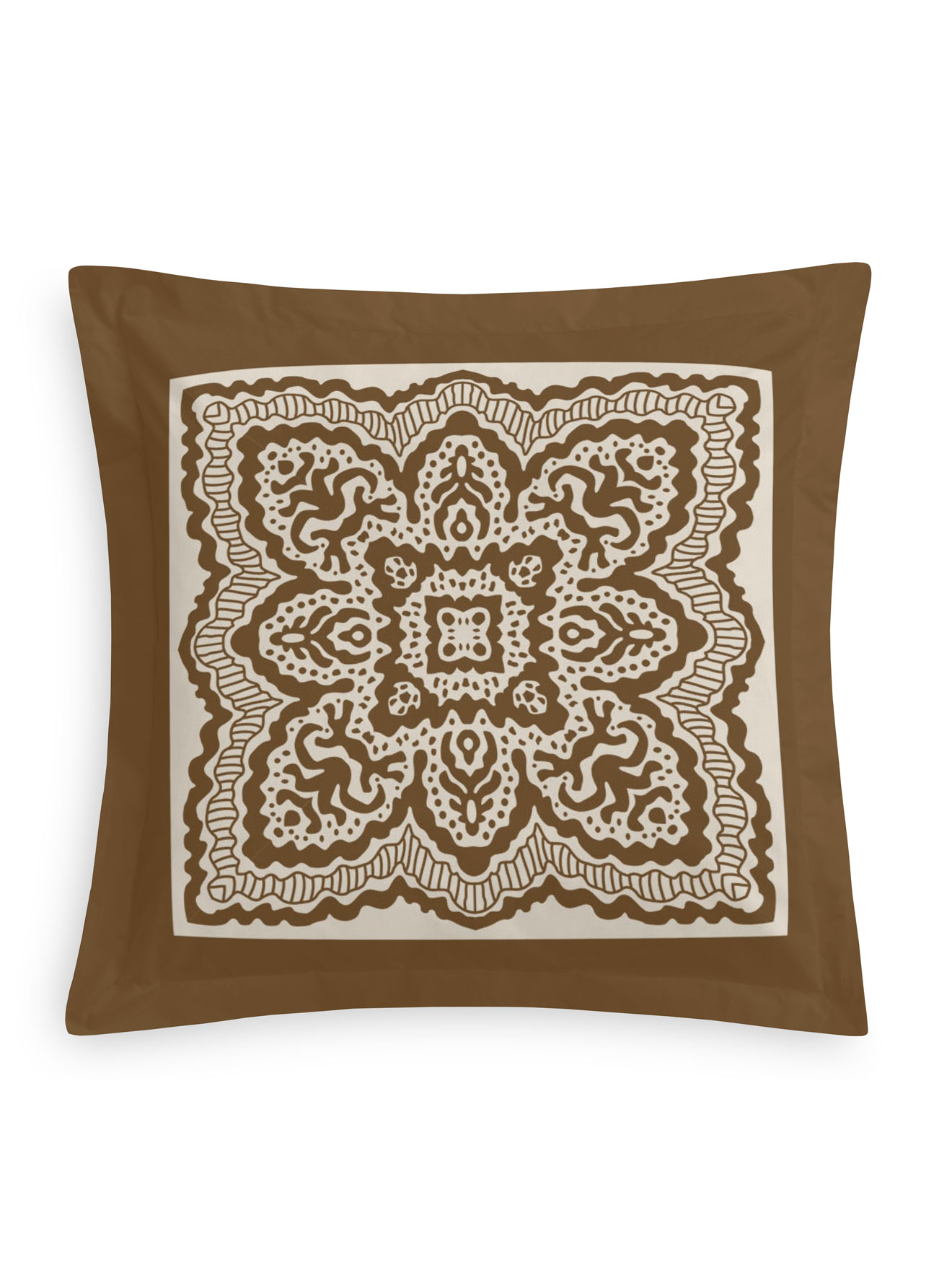 Housse d'oreiller jacquard matelassé