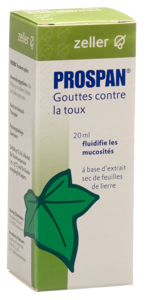 PROSPAN Hustentropfen<br>20 ml, Flasche, Tropfen zum Einnehmen, Flüssigkeit