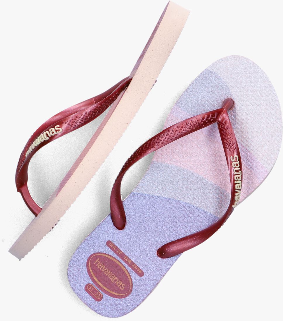 HAVAIANAS roze havaianas teenslippers kids slim palette glow