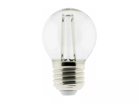 Ampoule LED déco filament Rouge 3W E27 sphérique - Elexity - Zenitech