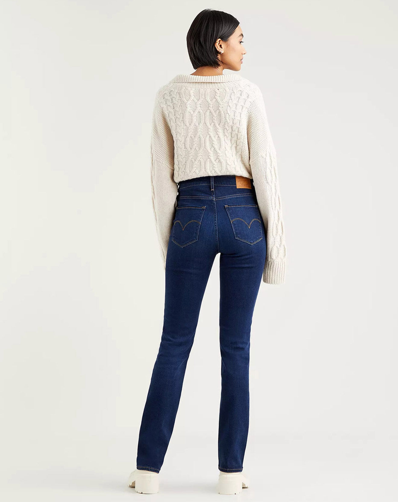 Levi's® Jean righ rise straight 724 bleu