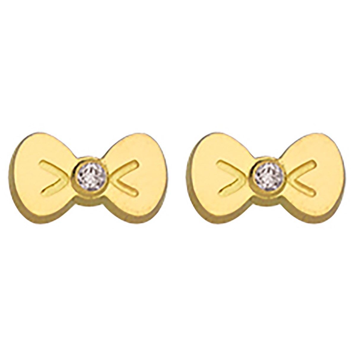Boucles d'oreilles Brillaxis à vis or 18 carats