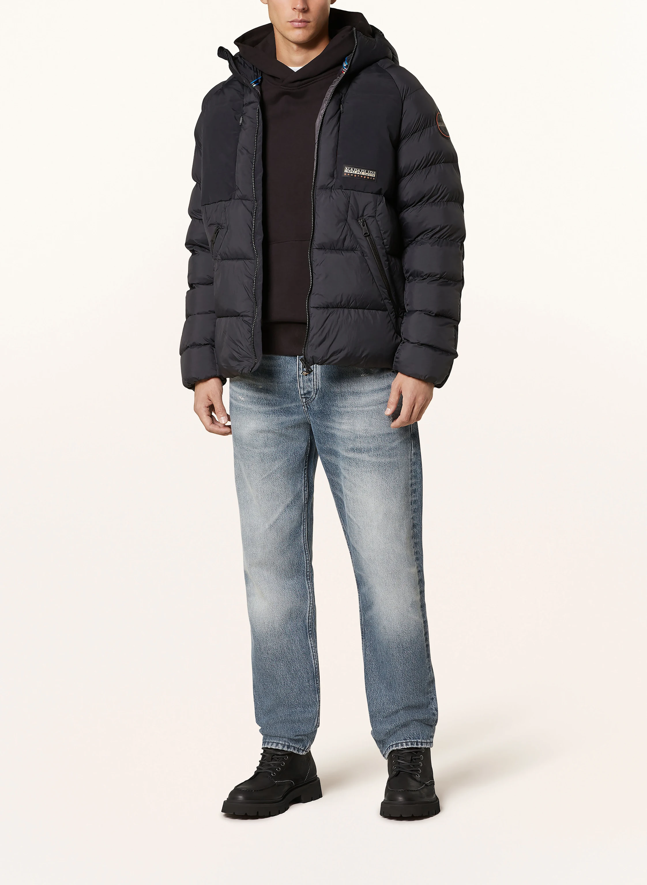 NAPAPIJRI Steppjacke A-MOESA im Materialmix