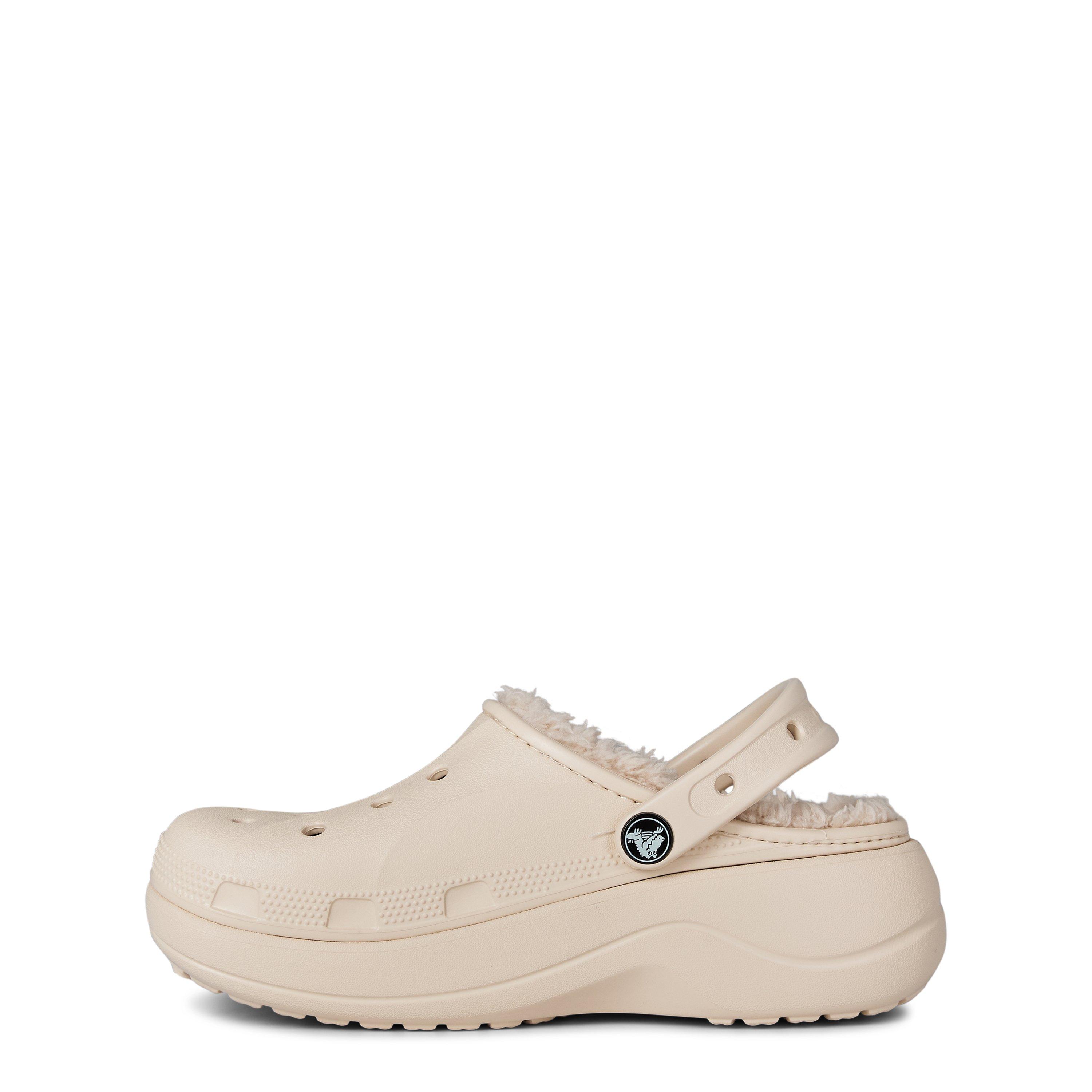 Crocs Classic Lined Platform Clogs Womens