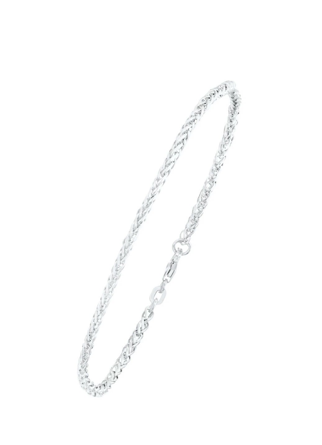 Zopfketten-Armband mit Karabiner