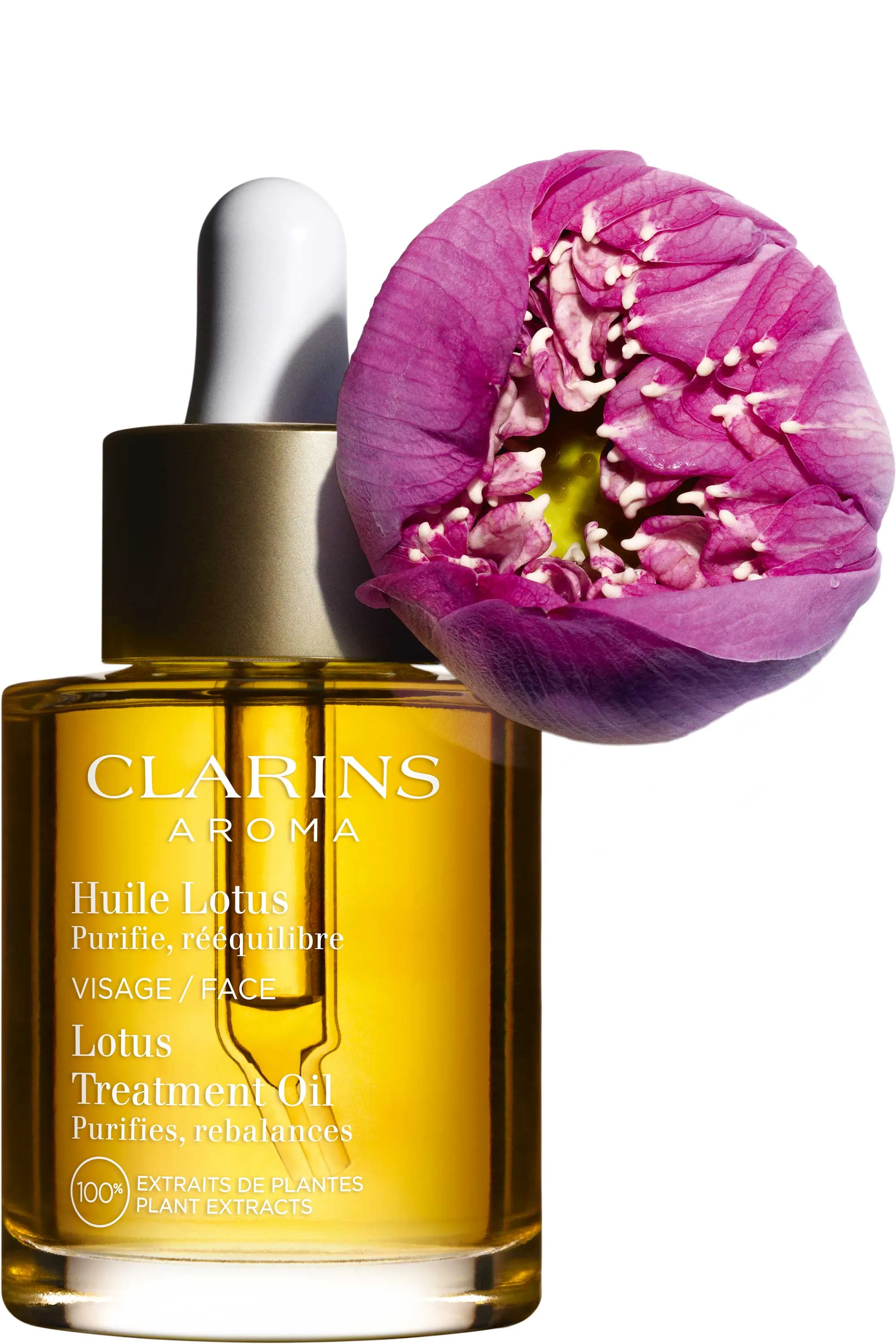 Clarins Huile visage purifiante Lotus-30 ml