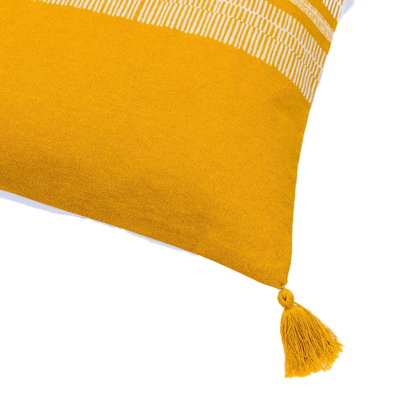 Febronie Housse de coussin Gracia moutarde - 50x30 cm