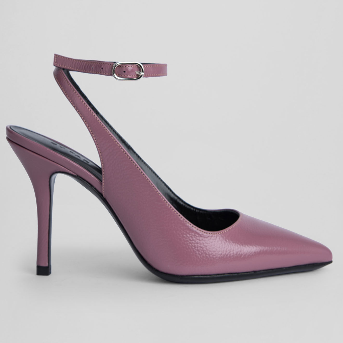 By Far Escarpins en Cuir Alena violets - Talon 10 cm