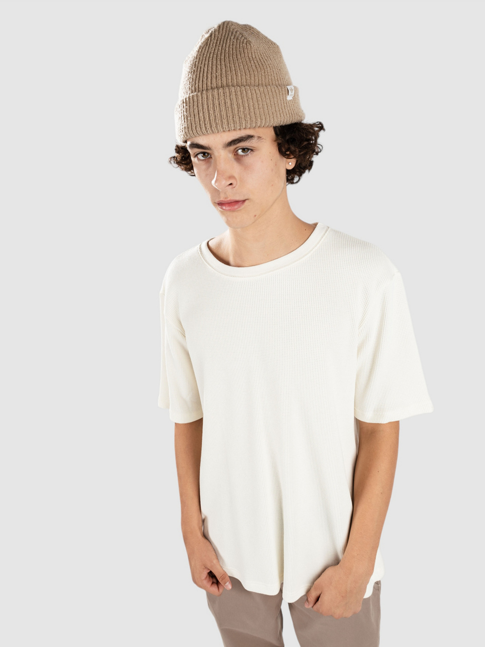 Anerkjendt Akkikki Waffle T-Shirt tofu