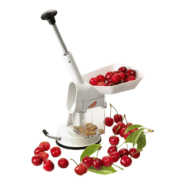 Dénoyauteur de cerises Press&Go avec fixation ventouse Yoocook