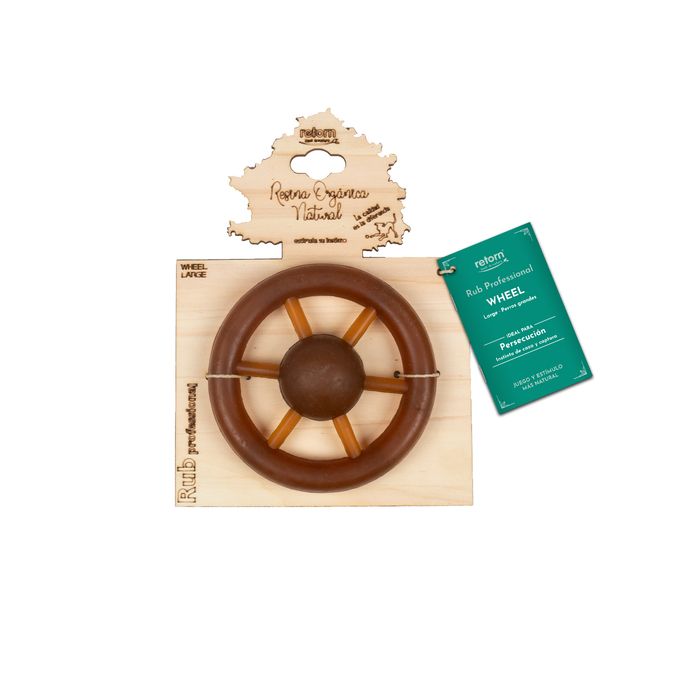 Brinquedo grande para cães com roda de fricção que retorna