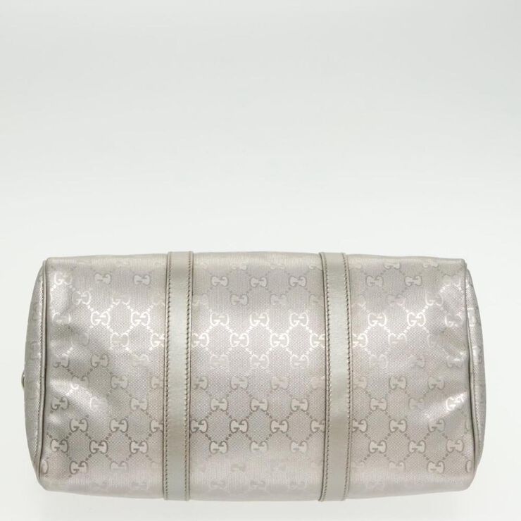 Gucci Vintage Gucci Boston Bag Silver