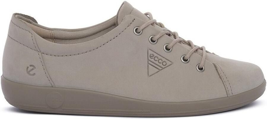 ECCO Dames Veterschoen Soft 2.0 206503-61510 Beige Grijs