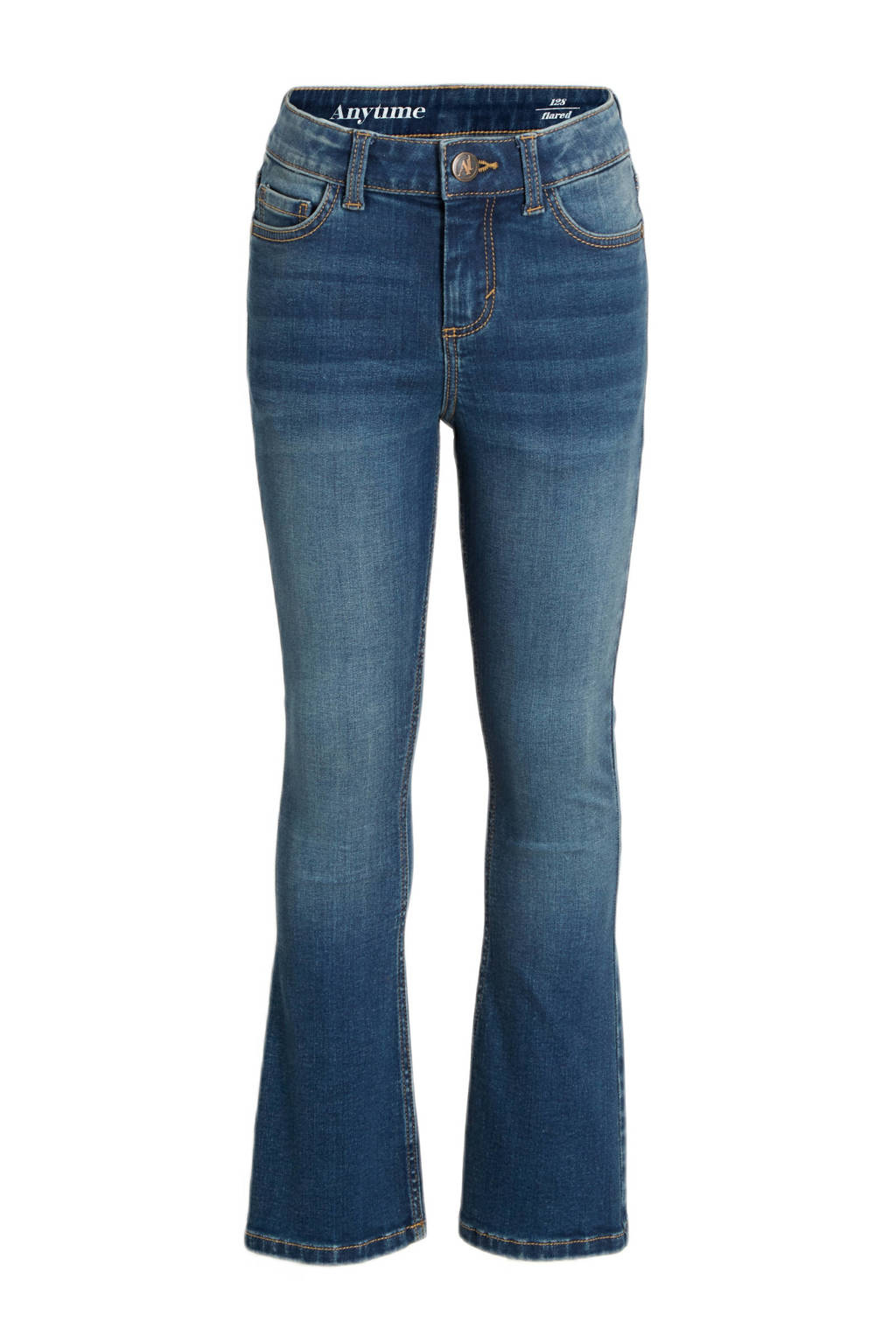 anytime flared jeans blauw