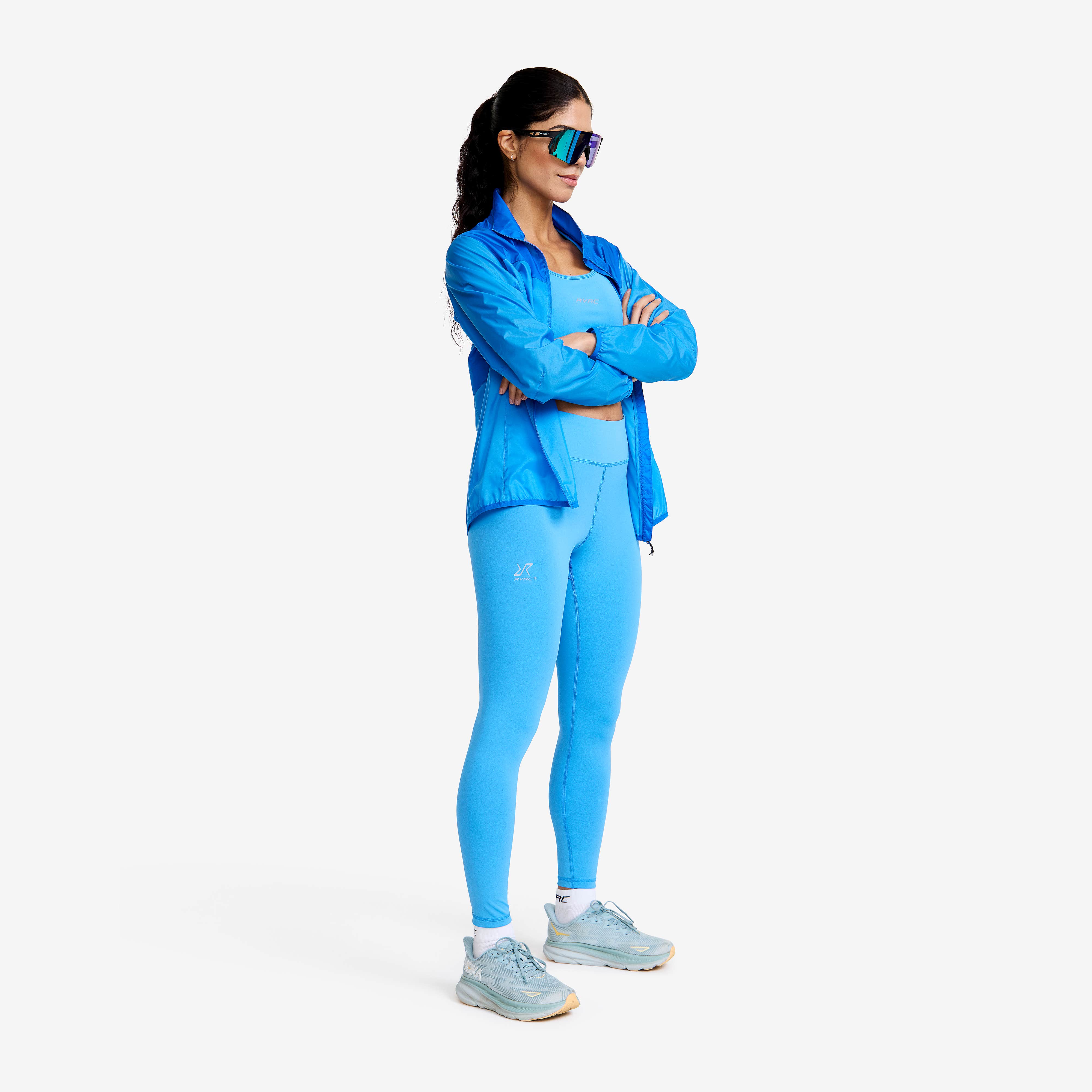 Flow High-waisted Leggings Dame Azure Blue