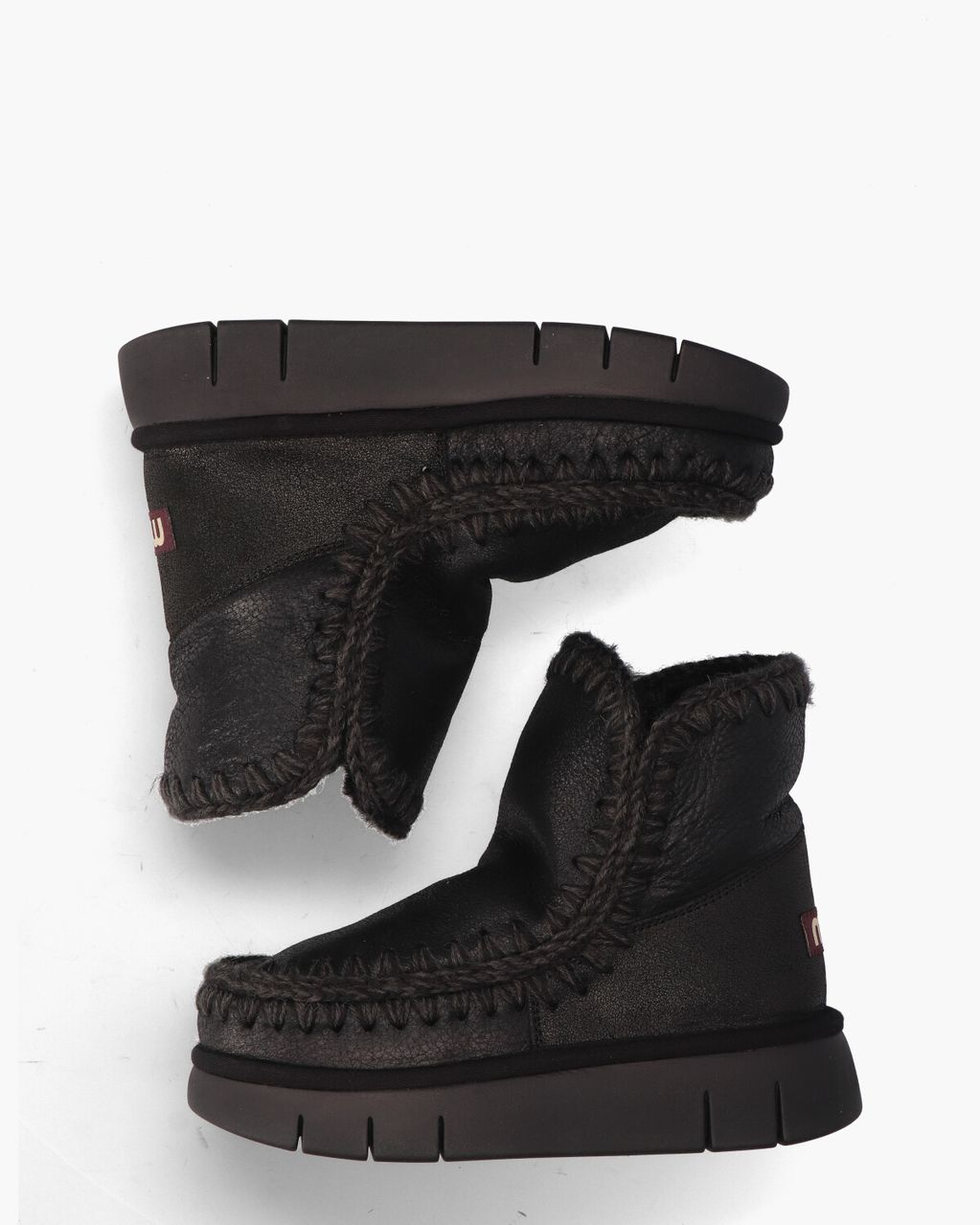 Mou Eskimo 18 Bounce Zwart Dames Enkelboots