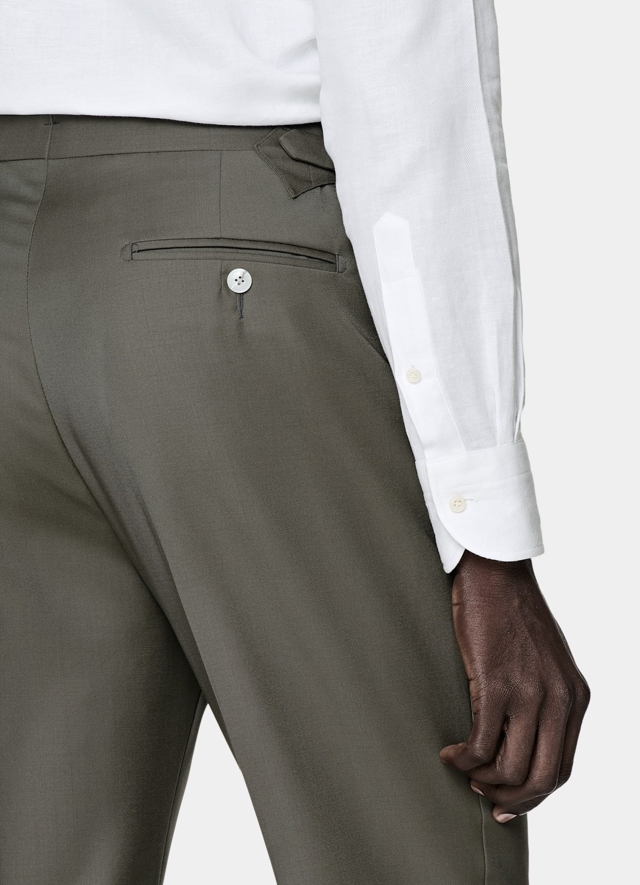 Costume Perennial Havana coupe Tailored vert foncé