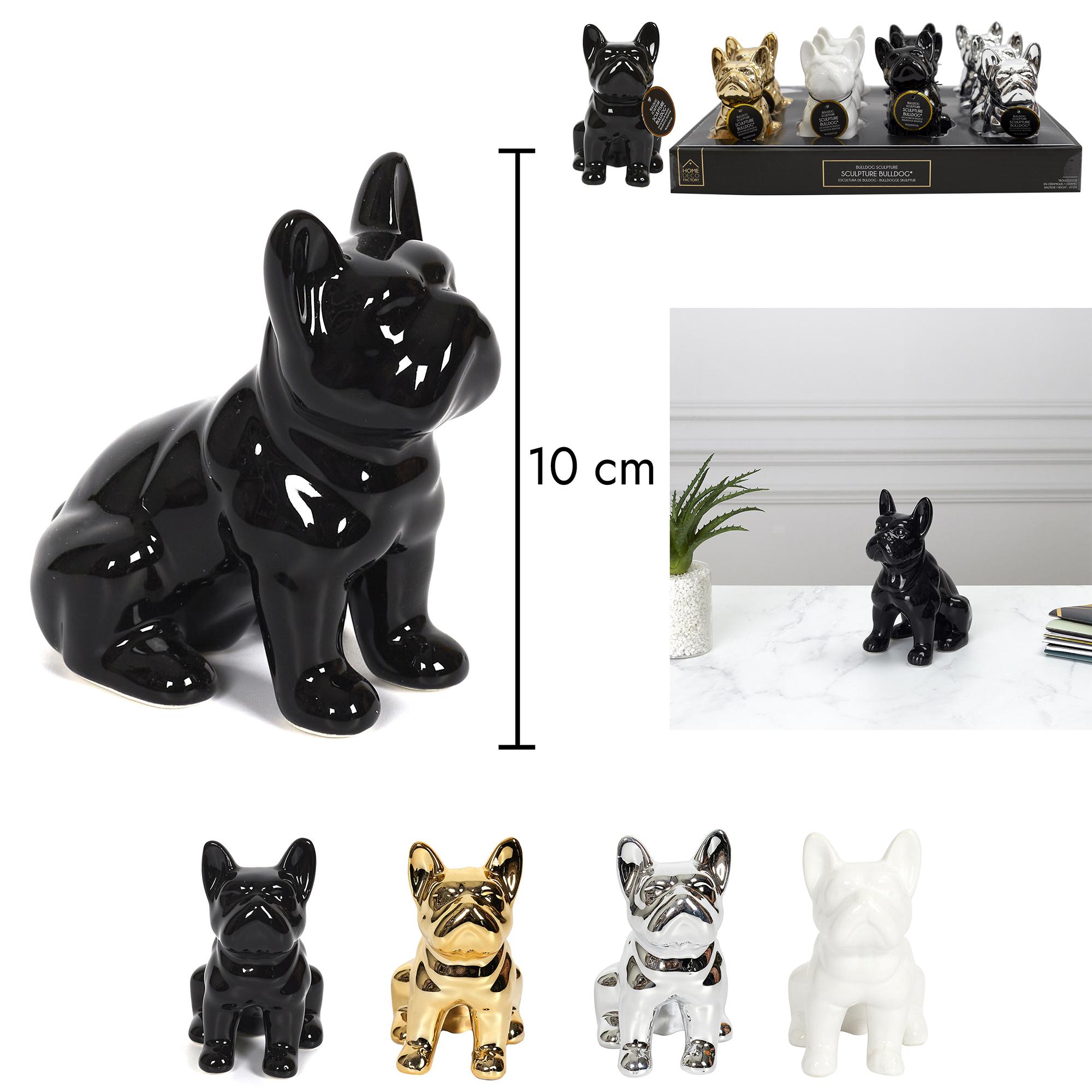 DECO MINI BULLDOG CERAMIQUE 10CM