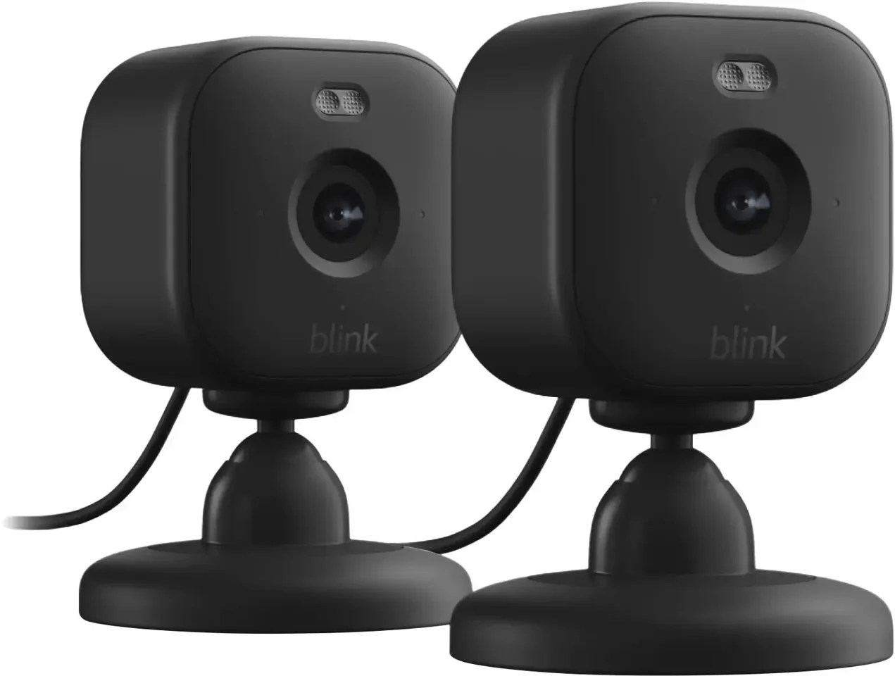 Blink - Mini 2 Smart Indoor Security Camera 2stk sæt Sort