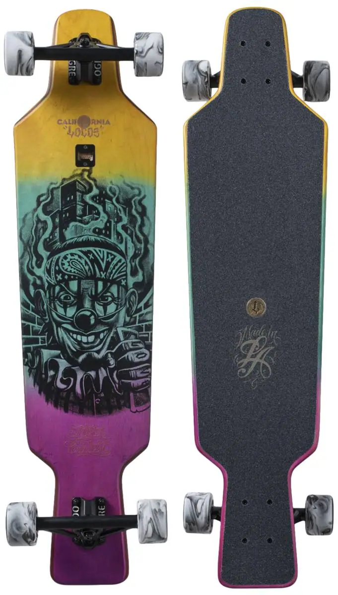 California Locos X Mister Cartoon Drop Through Komplet Longboard