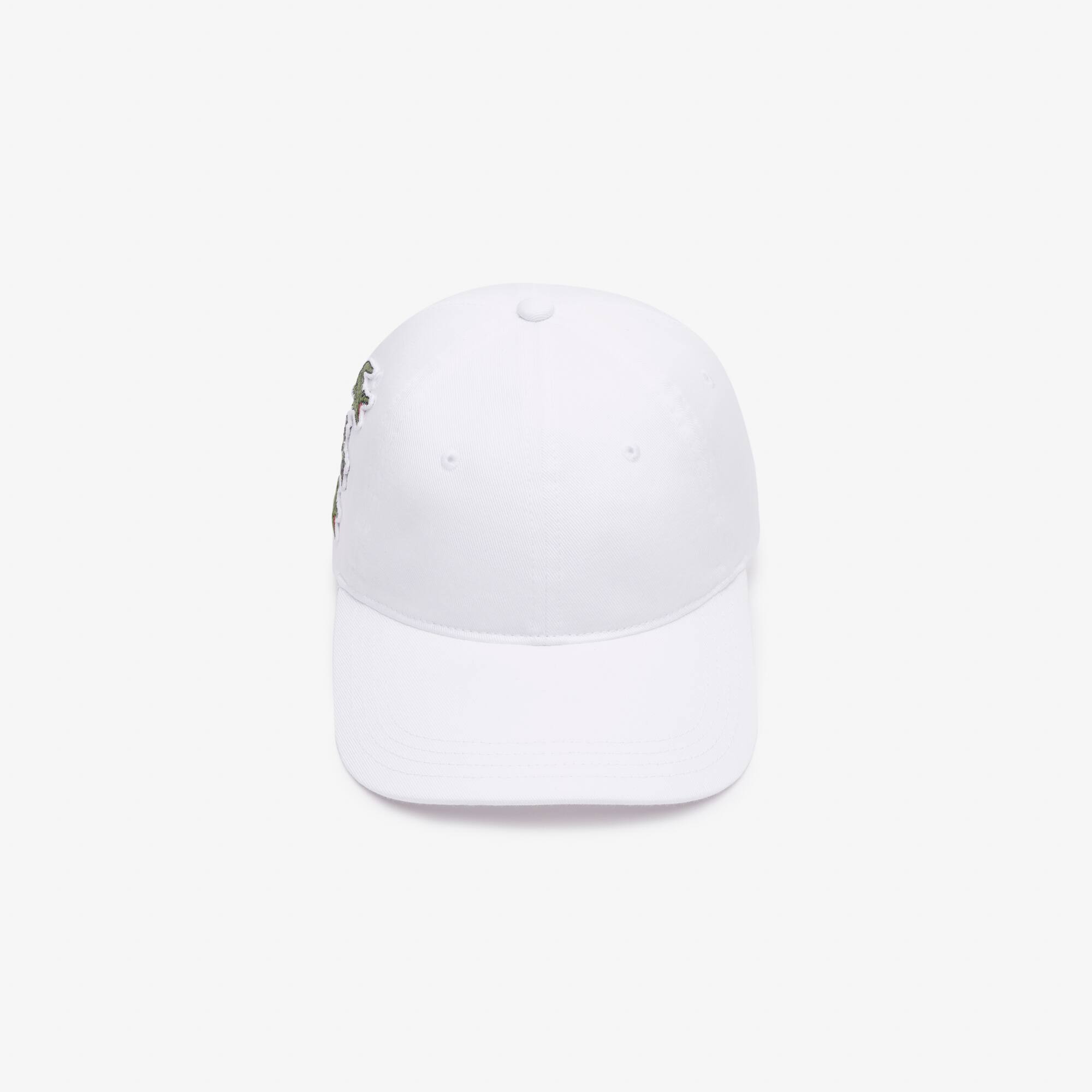 Baumwollkappe mit kultigem Aufnäher Caps & Hüte - Weiss - Lacoste - Unisex