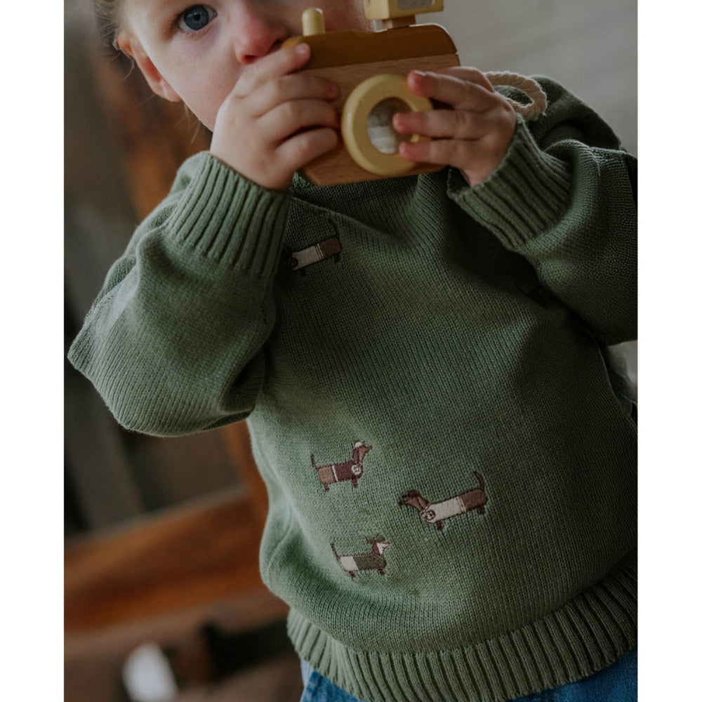 Køb Fliink Hedge Green Mahdi Dog Pullover