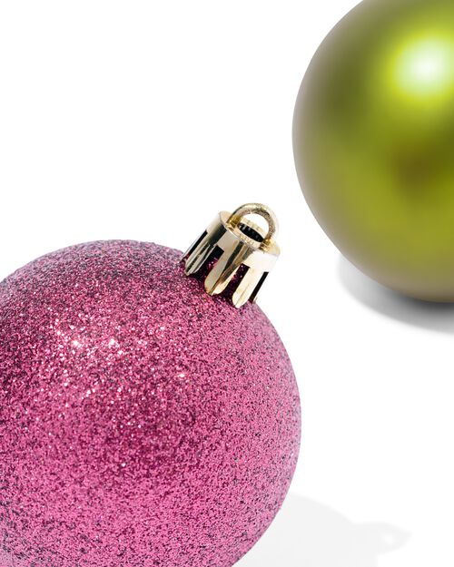 kit de décoration en plastique recyclé pour sapin de noël - 54 éléments