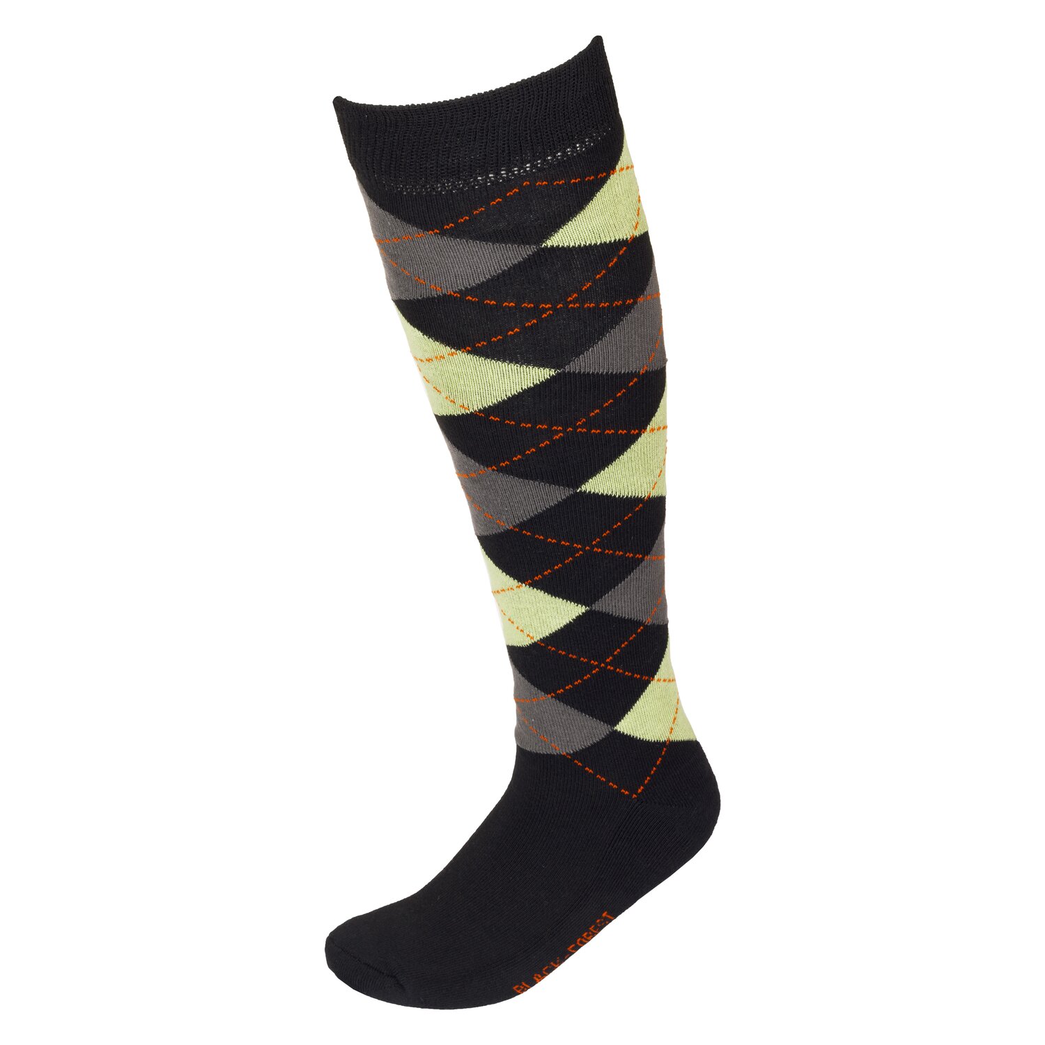 black forest Kniestrümpfe  - black/grey/matcha