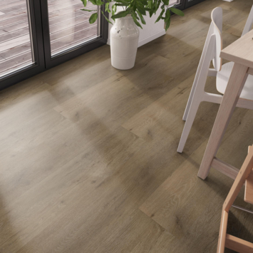 Click PVC Progetto Lazaro donkerbruin eiken houtlook - rechte stroken