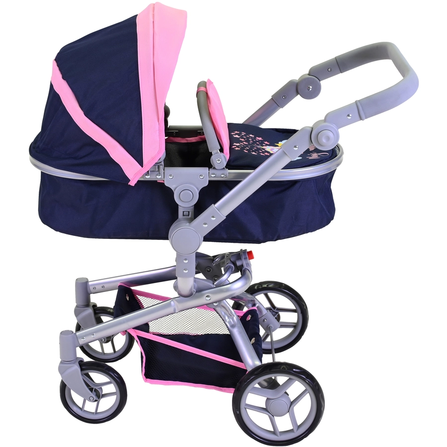knorr toys® Puppenwagen Boonk - Magic Unicorn blau