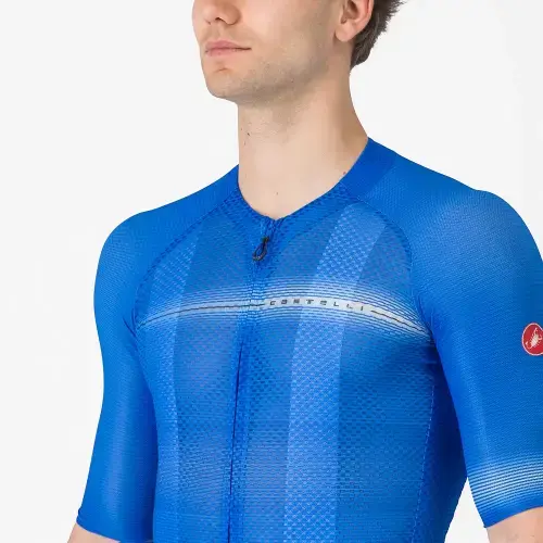 Castelli Climber's A/C Fietsshirt Korte Mouwen Blauw Heren