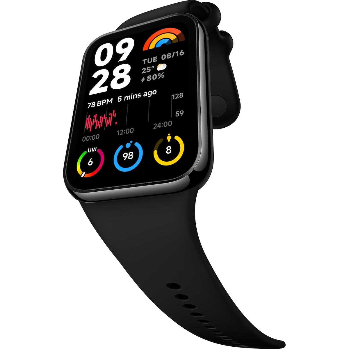 Xiaomi Smartbånd 8 Pro aktivitetssporer (sort)